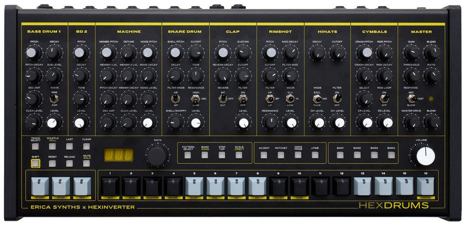 Erica Synths HexDrums 販売リンク